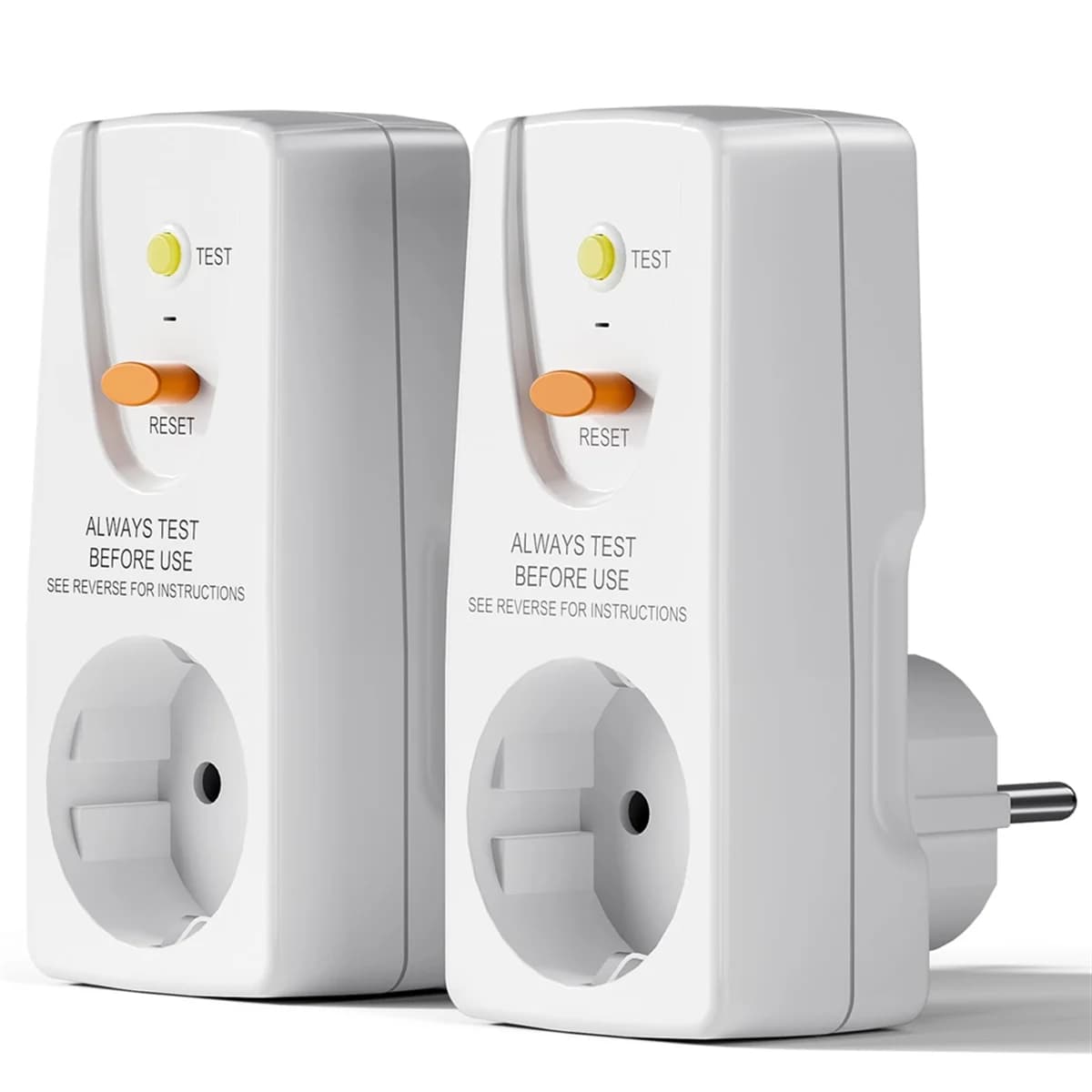 ABQR 2pack 16A Gfci prise de Protection contre les fuites prise Rcd disjoncteur domestique interrupt