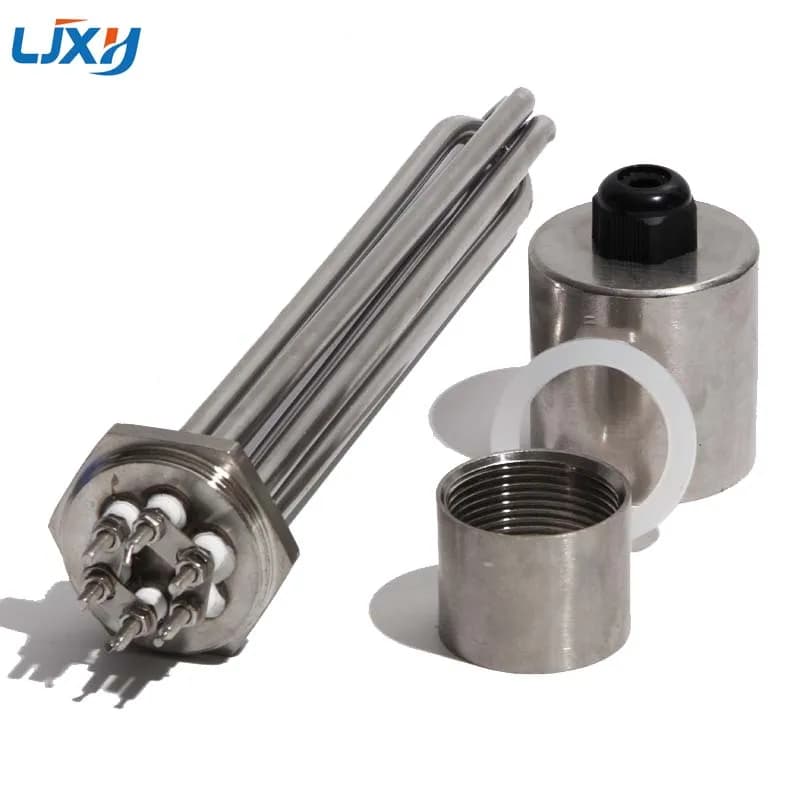 LJXH-Chauffe-eau en acier inoxydable 220, Chr40, 47mm, 152, 380V, 304 V, 3KW, 4,5 KW, 6KW, 9KW, 12KW