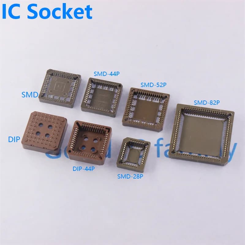 Adaptateur de prise PLCC IC PLCC32 PLCC44 PLCC68 PLCC84 SMD DIP PLCC, en Stock