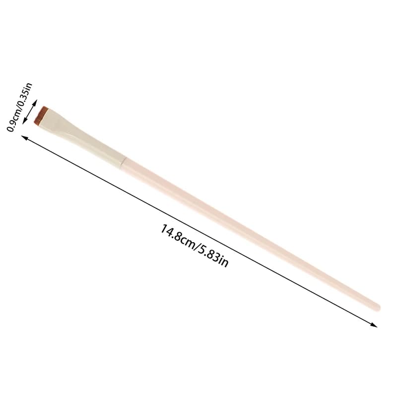 Brosse permanente à tête plate, 5 pièces, brosse de coiffure, stratification des cils, outil de sépa