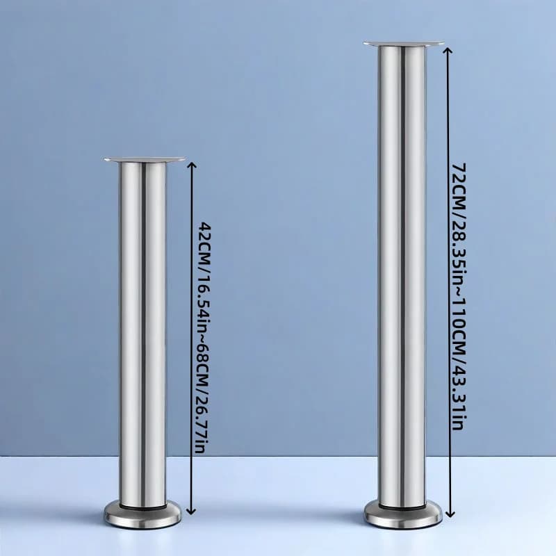 Colonne de support de levage réglable 1 pièce, pieds de meubles extensibles, canapé, armoire et pied