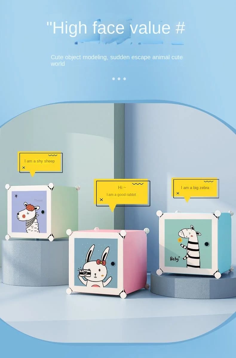 Étagère à Assembler Pliable pour la Maison, Meuble Anti-Poussière, Multicouche, Simplicité, Rangemen