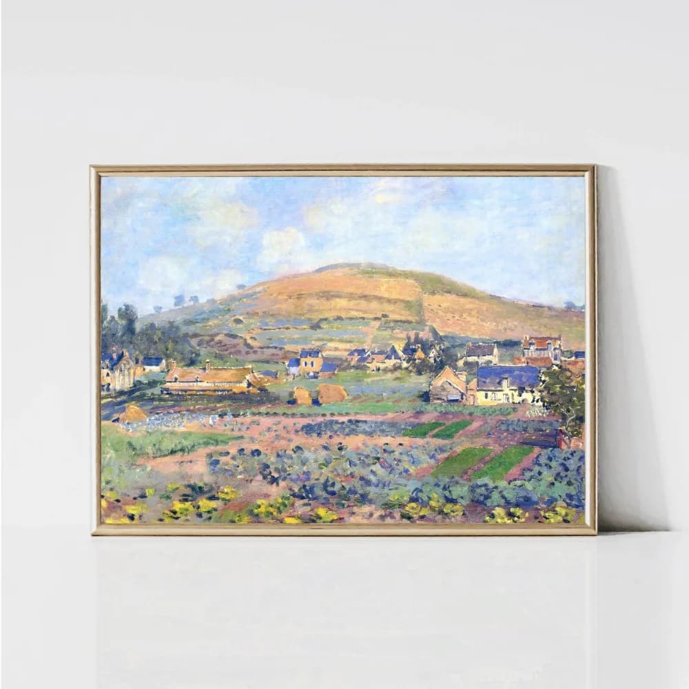 Claude Monet œuvre affiche impressionniste paysage toile peinture imprime mur Art pour exposition sa