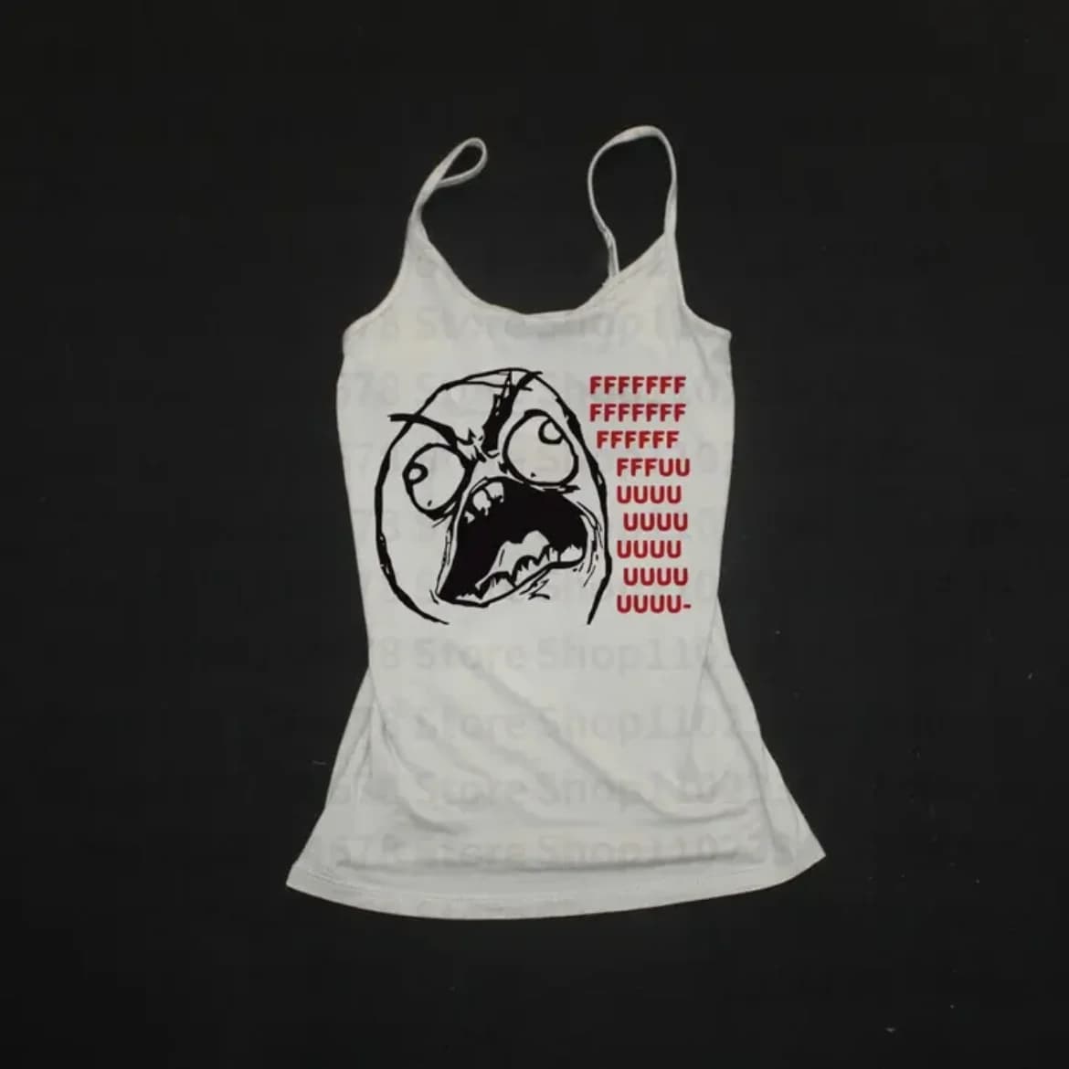 Débardeur Vintage esthétique Style Y2k pour femmes, Slim, Grunge, imprimé de dessin animé, haut cour