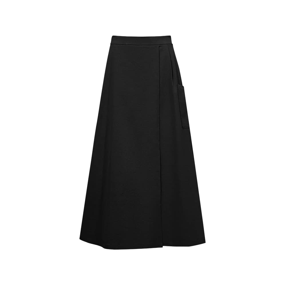 Jupe trapèze Amii pour femme, nouvelle collection été 2026, texturée, décontractée, avec poches, lon