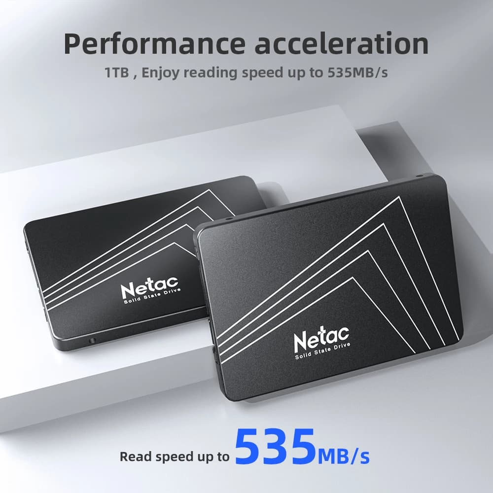 Netac SATAIII SSD 4 to 1 to 2 to HDD 2.5 ''sata3.0 disque SSD 512 go 256 go 128 go disque dur intern