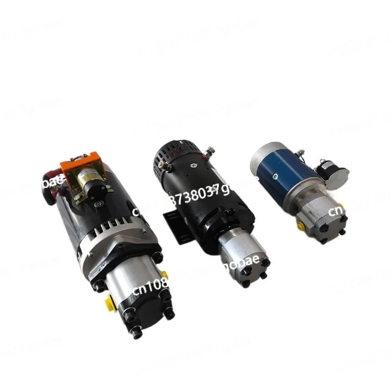 Ensemble de pompe hydraulique avec système de commande hydraulique pour plaque arrière, 12V 24V, uni