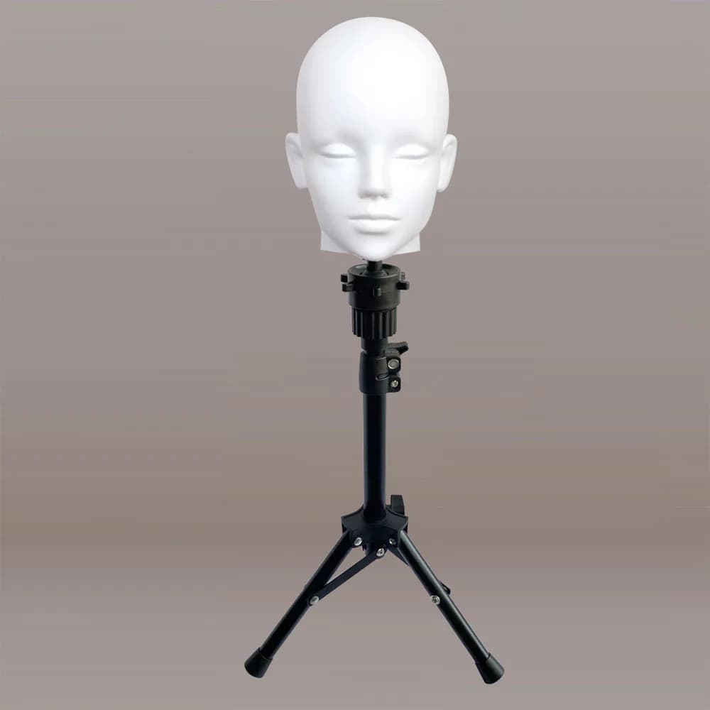 Perruque tête modèle Mannequin factice perruque lunettes chapeau présentoir support postiches suppor