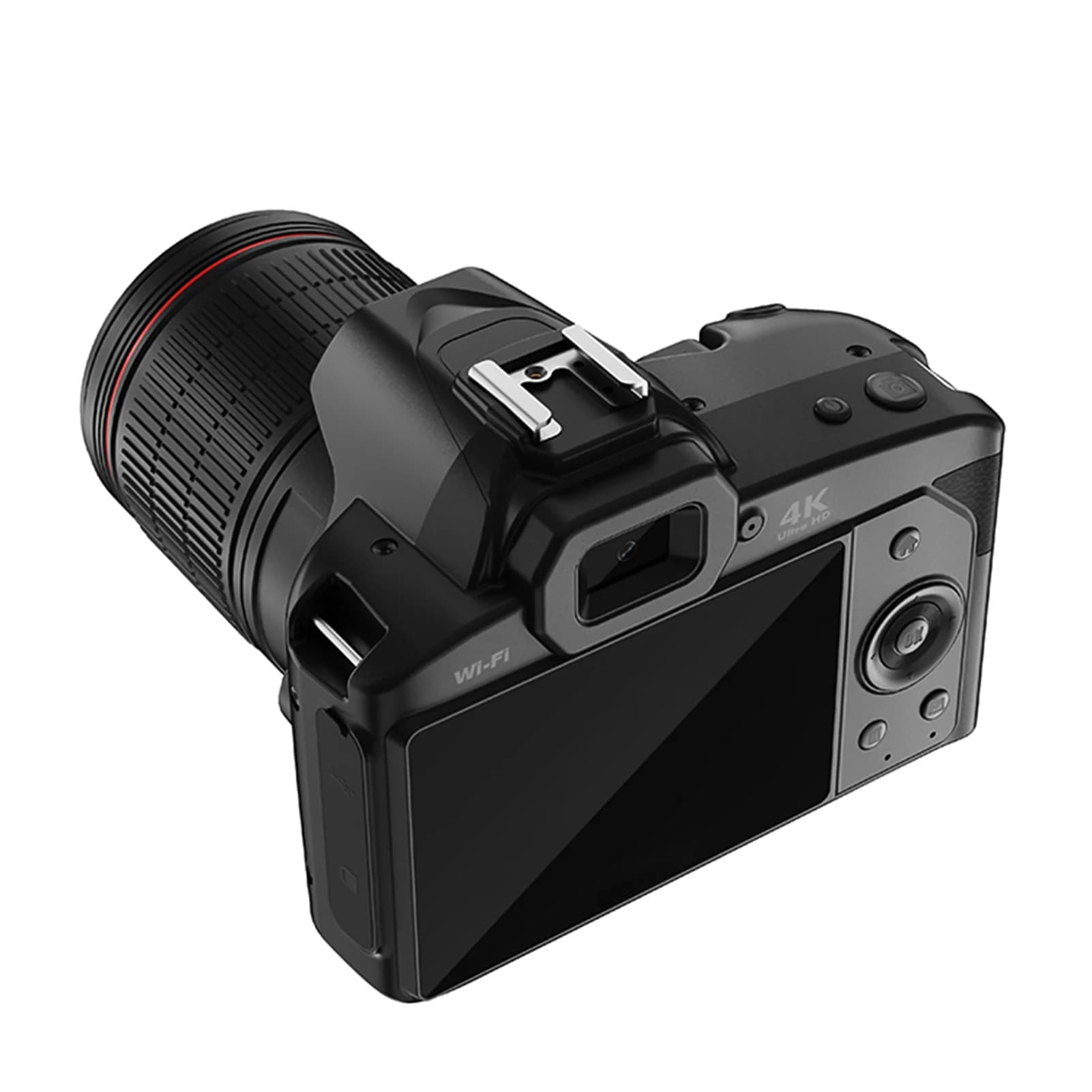 Appareil photo numérique 4K WiFi, double objectif 64mp, écran IPS de 3 pouces, Zoom Anti-secouement