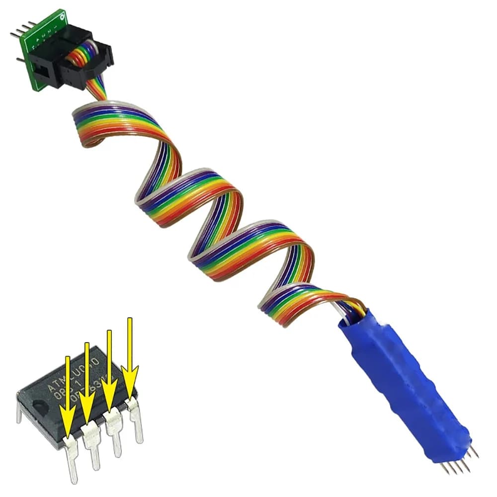 Sonde de test DIP8 IC pour BIOS 93/2023, programmeur CH34l'autorisation/EZP2019/25/24/13/TL866ii PLU