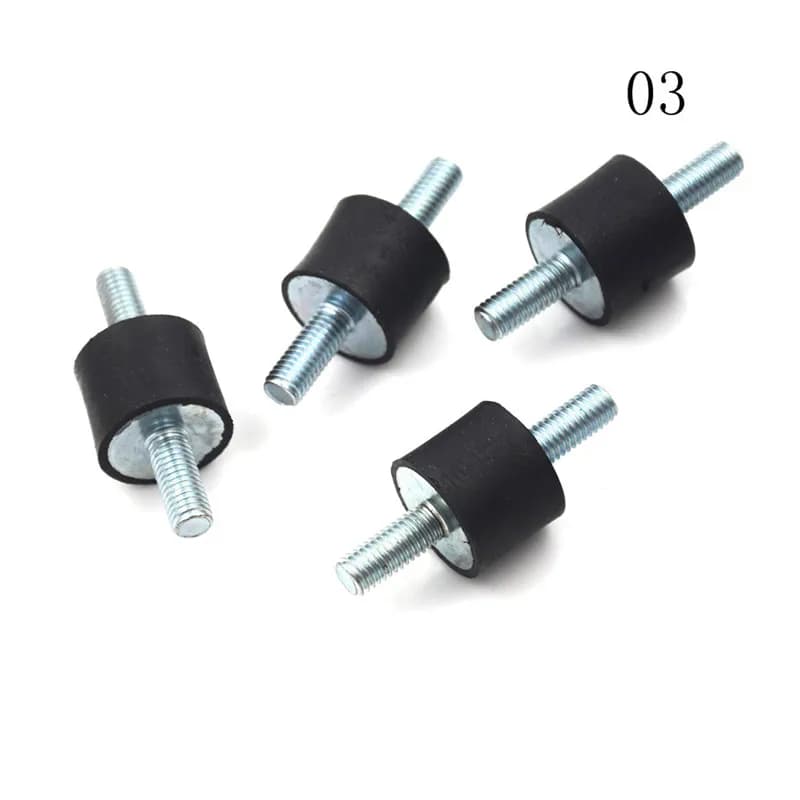 4pcs Nouveau M4-M8 Anti Vibration Supports En Caoutchouc Amortisseur De Choc De Voiture Compresseurs