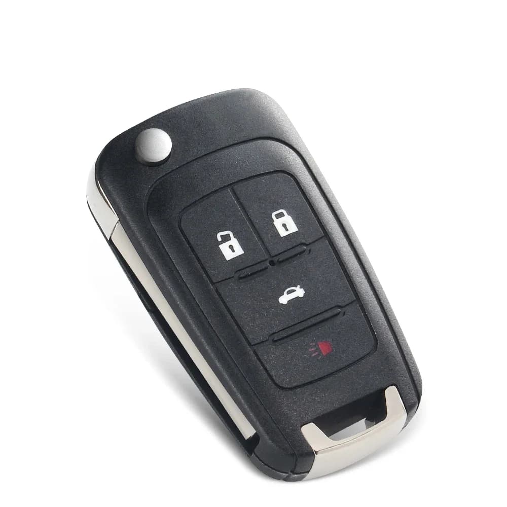 KEYYOU – coque de clé télécommande pliante, 10 pièces, pour Chevrolet Cruze Epica Lova Camaro Impala