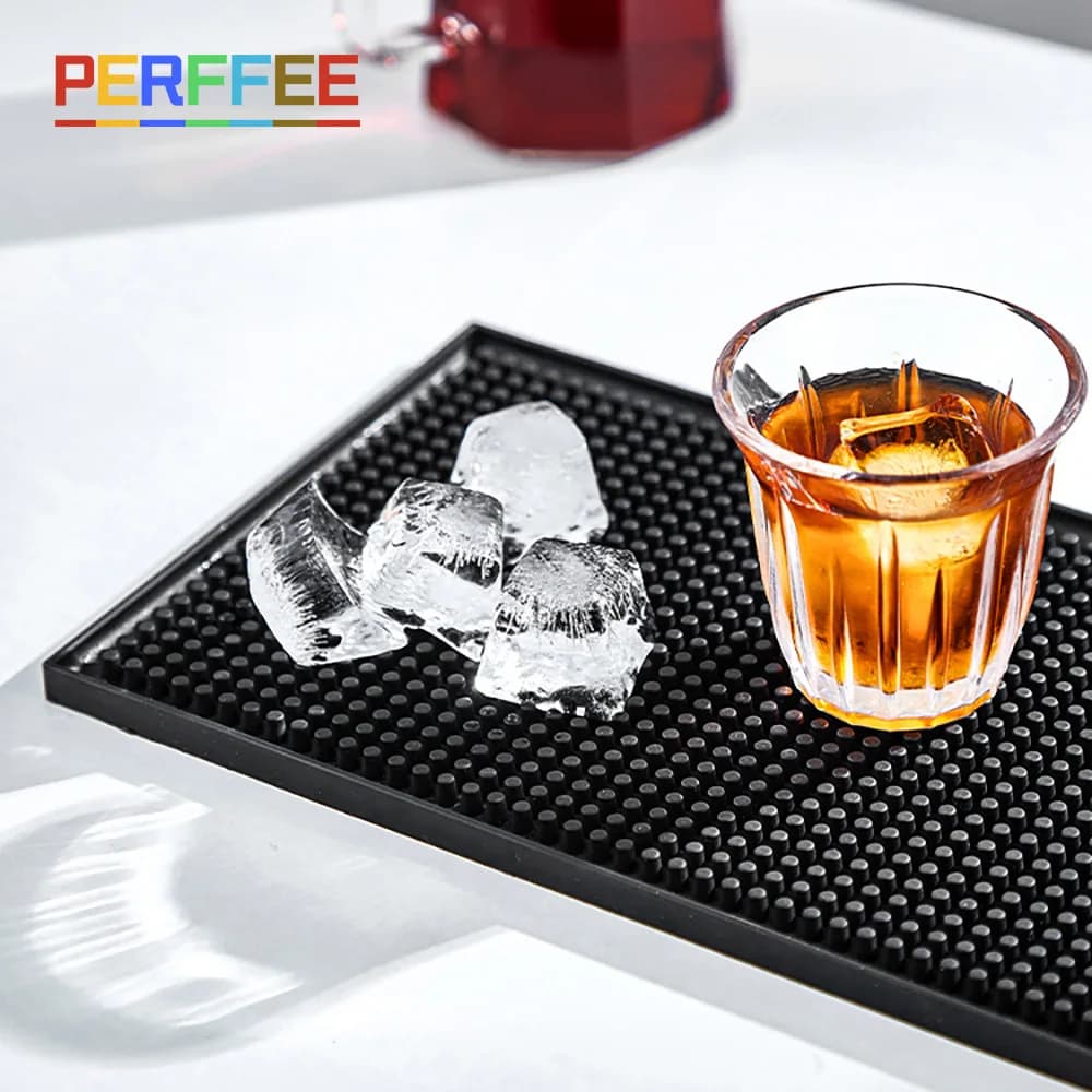 Tapis de Bar en caoutchouc antidérapant en PVC, pour café, tasse de maison, imperméable, résistant à