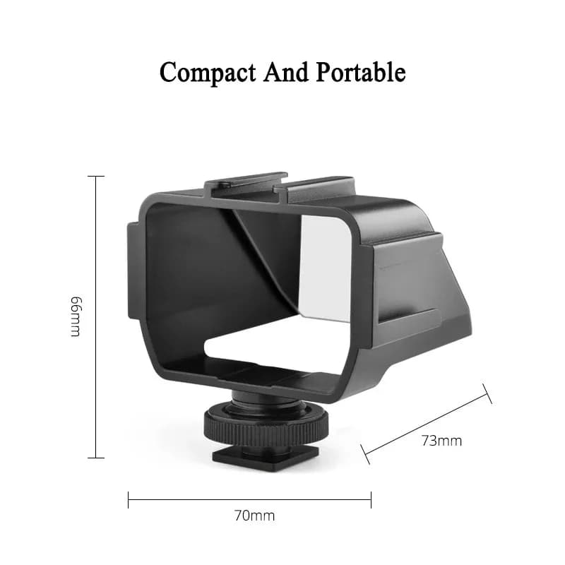 Miroir de visualisation pour selfies pour la photographie, compatible avec les appareils photo hybri