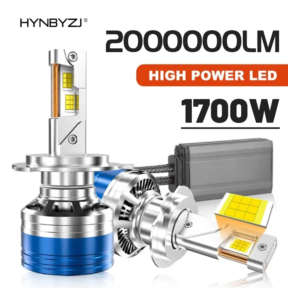 HYNBYZJ-Lampe de sauna LED haute puissance, Canbus, H1, H8, H9, 1700, HB3, 9005, HB4, 9006, HIInter 