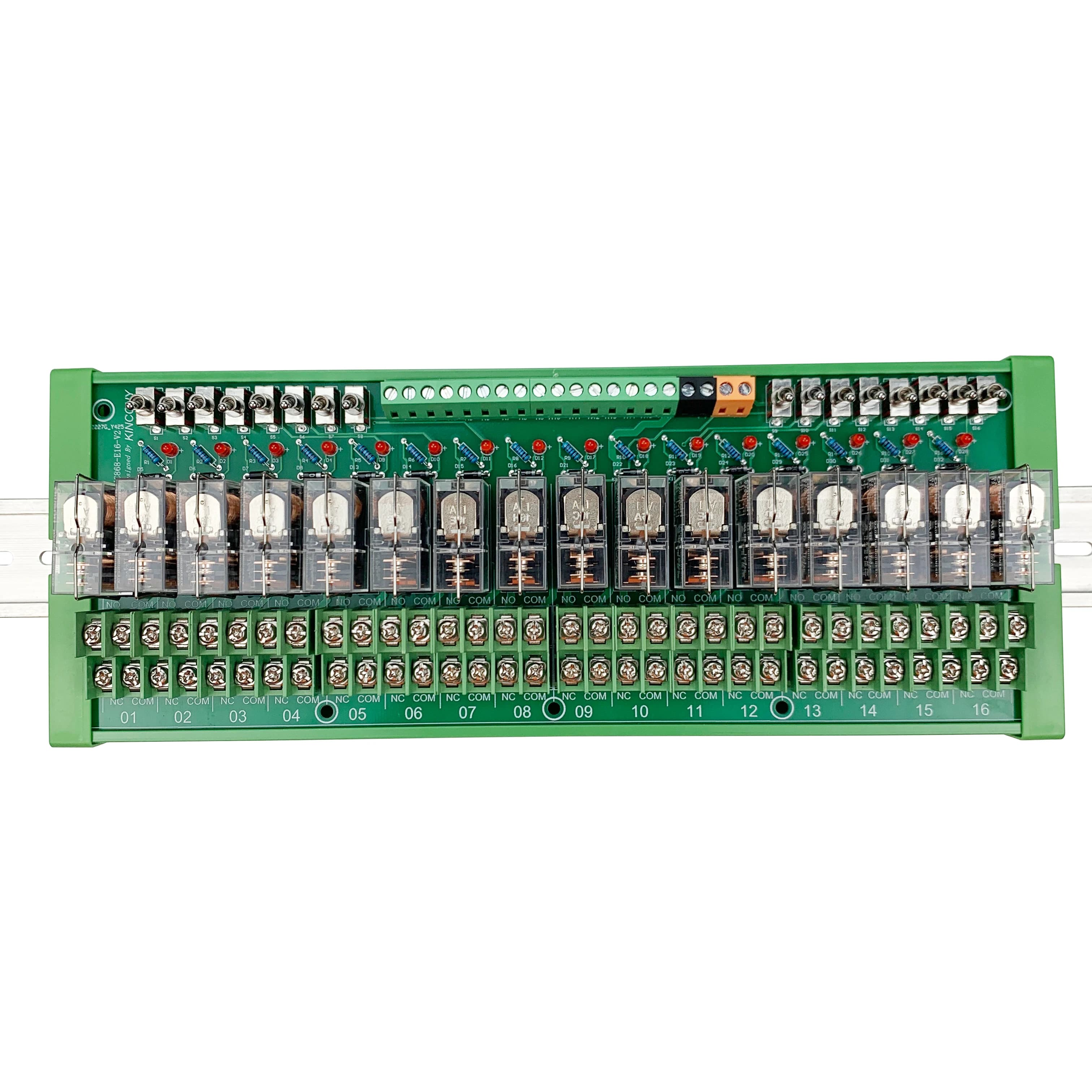 KC868-E16V2 16A DIN Rail cite Tech Board Terminal Avec Manuel Bouton De Commande Clavier
