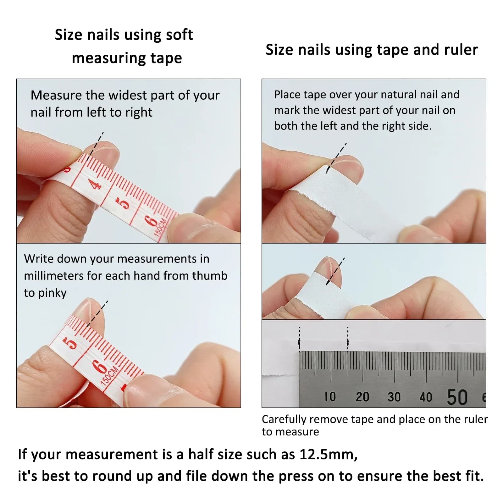 10 pièces presse à la main sur les ongles longs Ballet bleu faux ongles avec 3D océan lune strass co