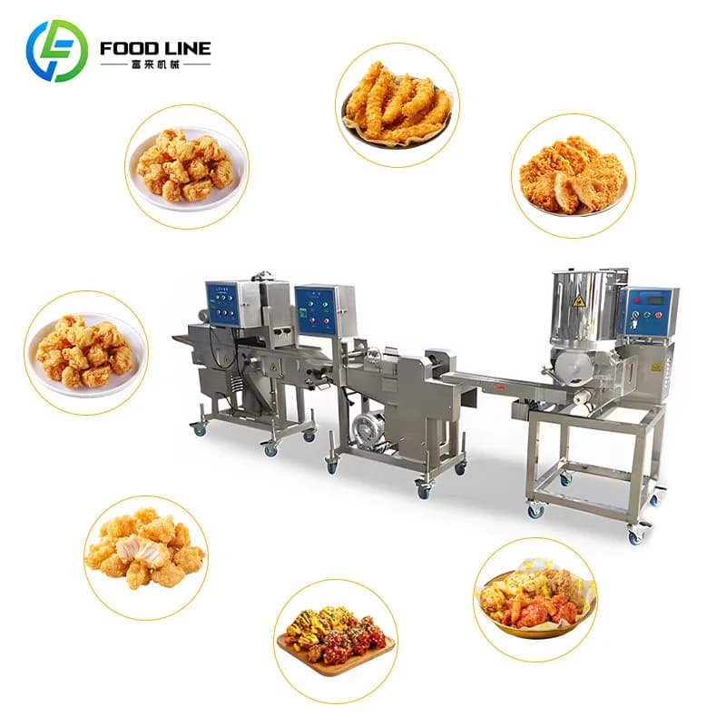 Machine à former des nuggets de poulet, machine à nuggets automatique pour l'industrie agroalimentai