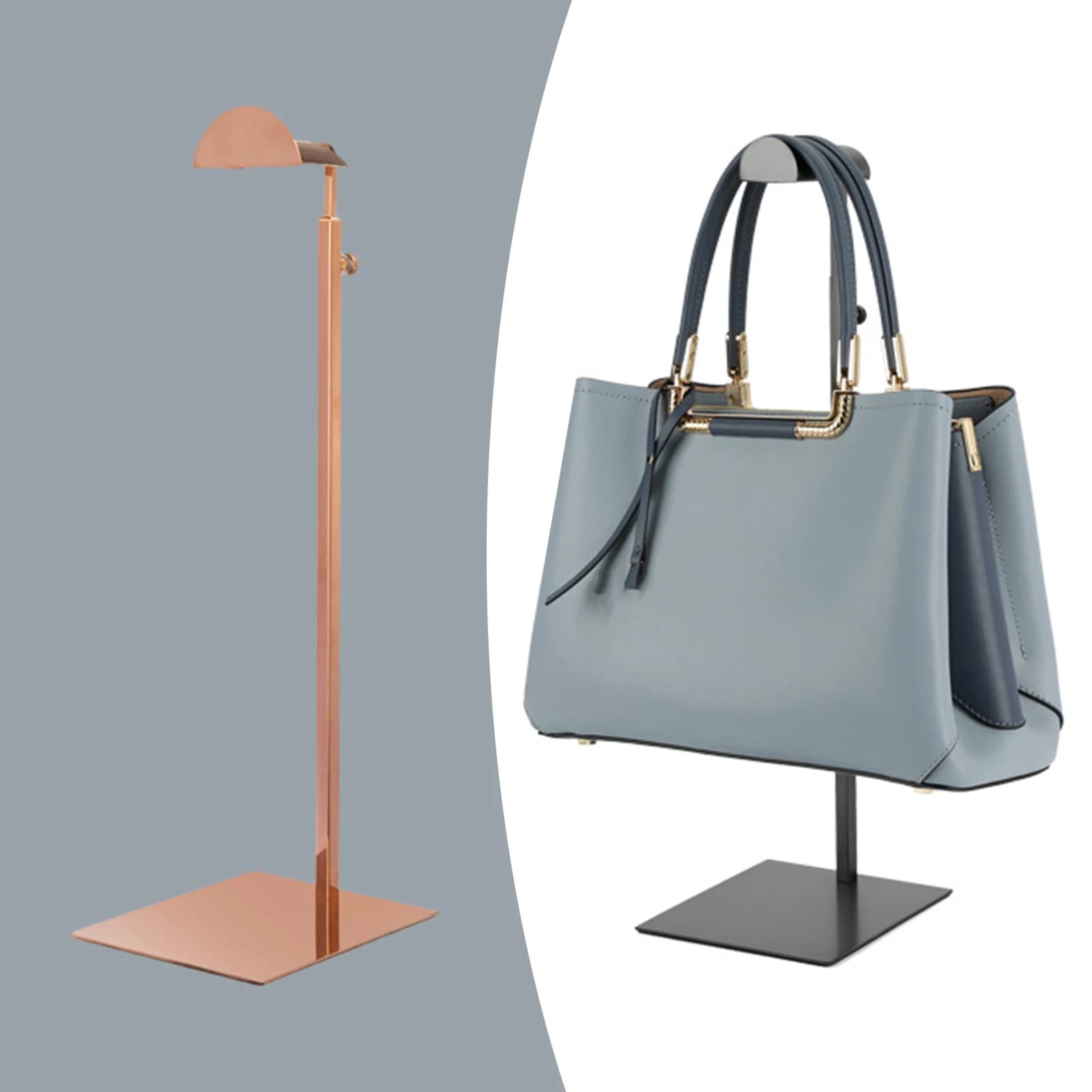 Présentoir de sac à main réglable, sac suspendu, étagère de sac à main, présentoir de sacs à main, s