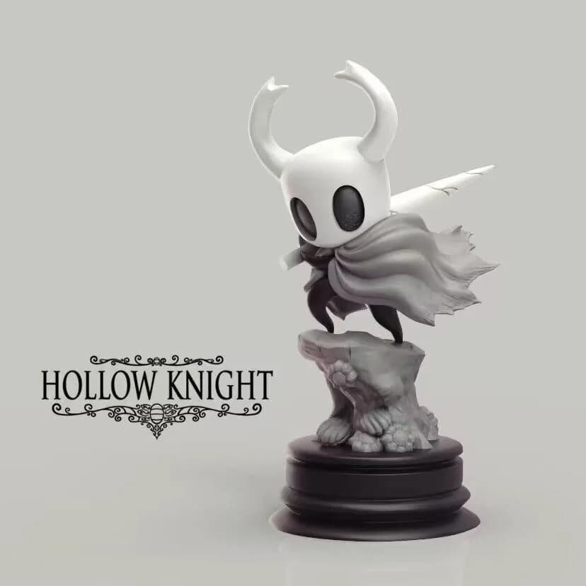 Hollow Knight -10CM modèle animé petit chevalier fait à la main, accessoires de jeu, châssis, fait à