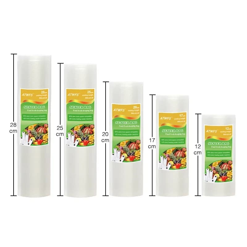 ATWFS sac sous vide emballage alimentaire sacs de scellage sous vide pour le stockage des aliments g