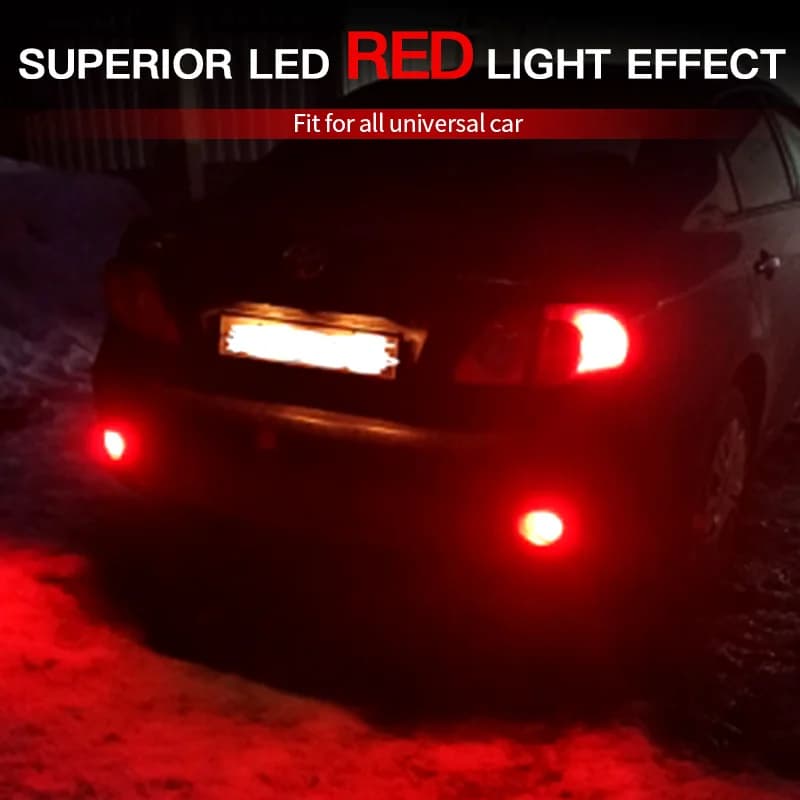 2 pièces LED feux réflecteurs de pare-chocs arrière pour Toyota Corolla 2008-2010 pour Nissan Qashqa
