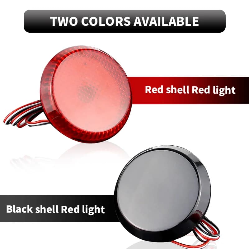 2 pièces LED feux réflecteurs de pare-chocs arrière pour Toyota Corolla 2008-2010 pour Nissan Qashqa