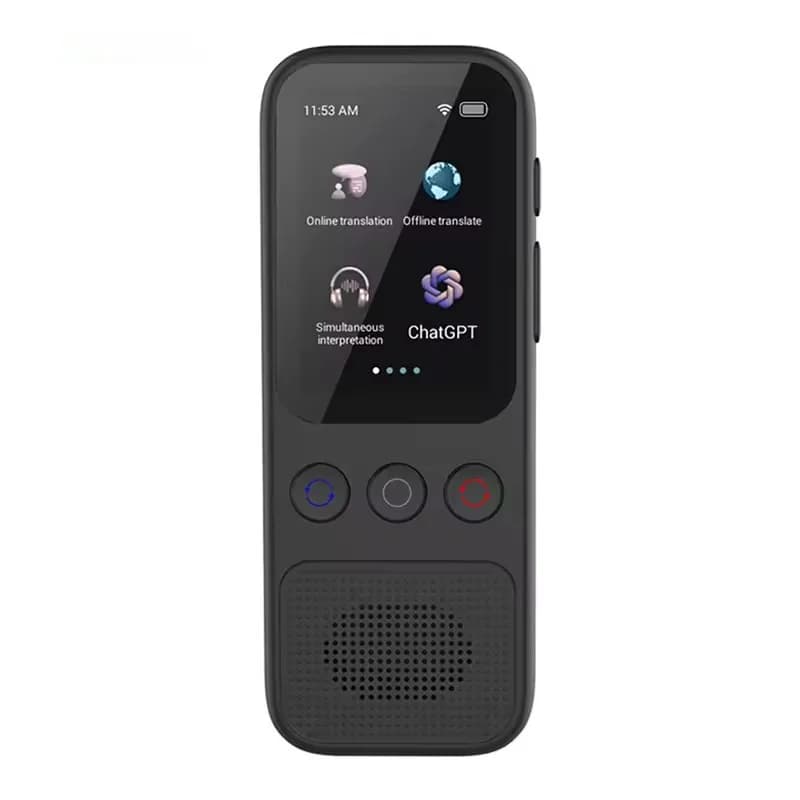 Dispositif de traduction AI S80 prenant en charge 138 langues, traducteur intelligent ChatGPT, enreg