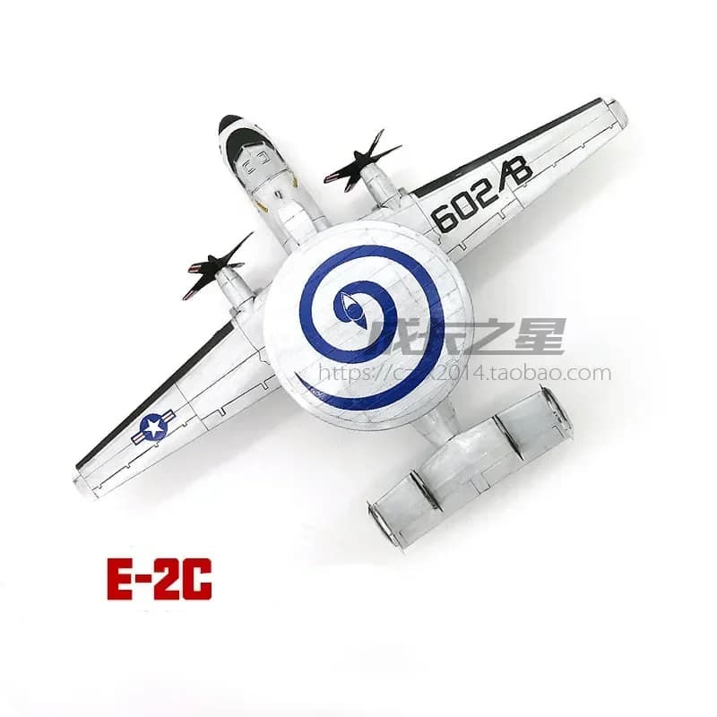 Modèle d'avion des états-unis, Hawkeye, avertissement précoce aéroporté, modèle d'assemblage, jouets