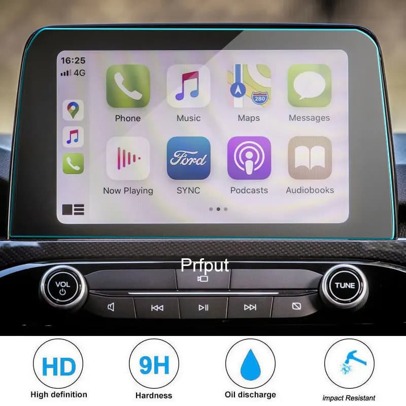 Verre trempé de dureté 9H pour Ford Kuga 2020 – 2023, écran de Navigation GPS de voiture de 8 pouces