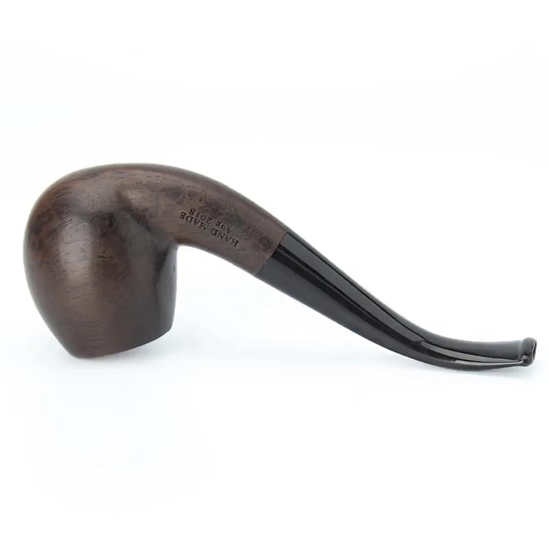 Ensemble de fumeur en bois d'ébène de haute qualité Muxiang, pipes noires faites à la main, pipe à t