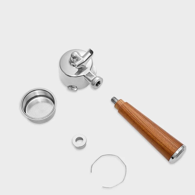 Porte-filtre à café à Double bec de 51mm, avec panier de 1 à 2 tasses, pour Machine à café Delonghi 