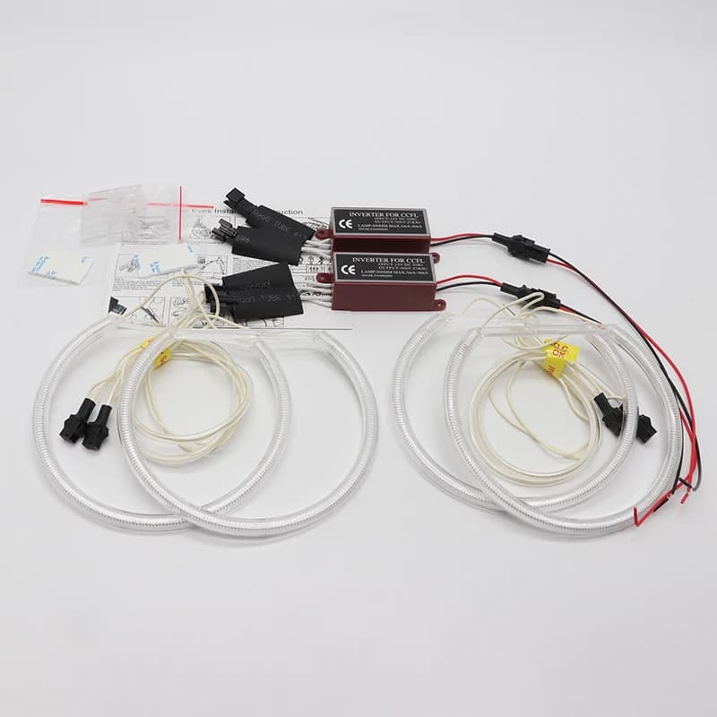 Kit d'anneaux yeux d'ange CCFL Ultra lumineux, pour BMW série 3 E36 316i 318i 318is 320i 323i 325i 3