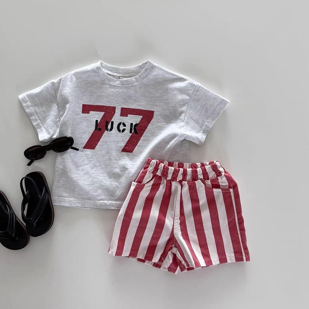 K2630 Style coréen doux décontracté à la mode pantalons courts pour garçons et filles mignon et à la