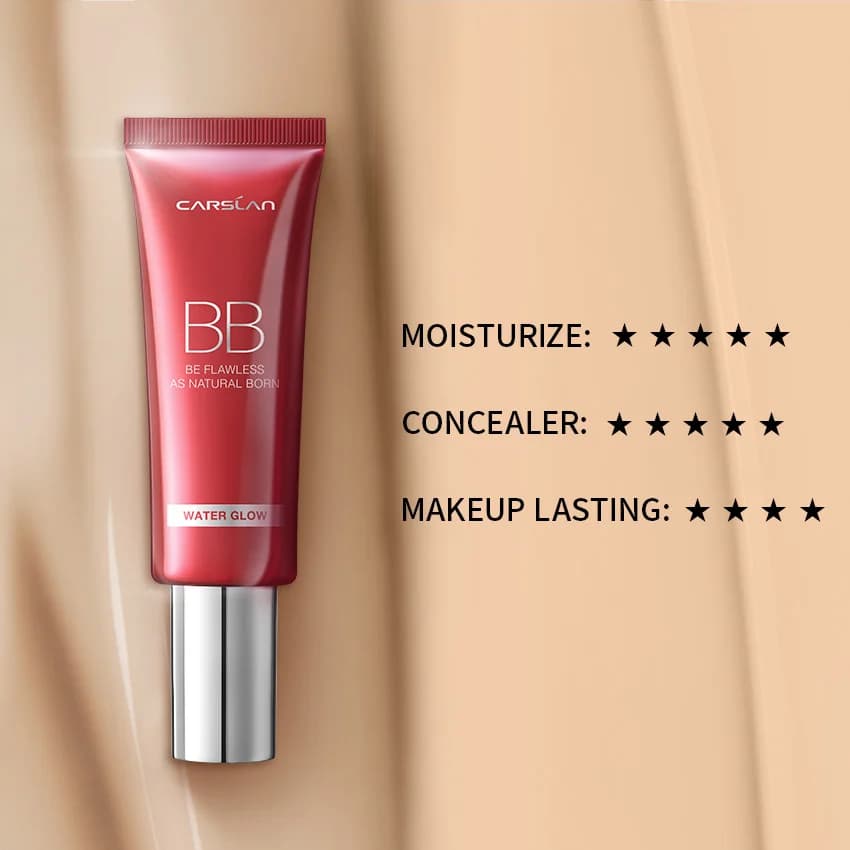 CARSLAN – BB crème correctrice hydratante à base de plantes, liquide de blanchiment, fond de teint, 