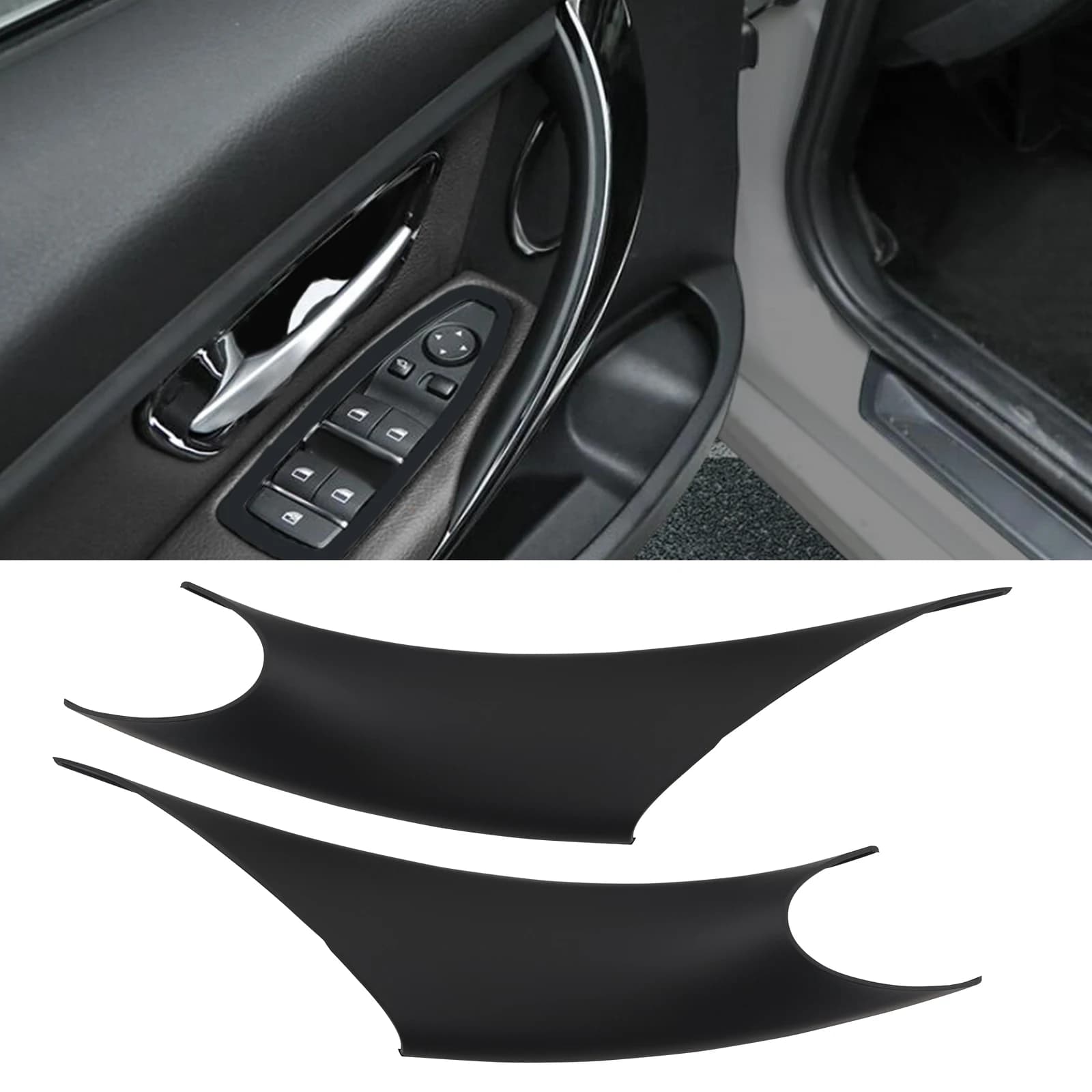 Couvercle de poignée de porte intérieure de voiture, pour BMW série 3 4 F30 F31 F34 F80 M3 2012-2018