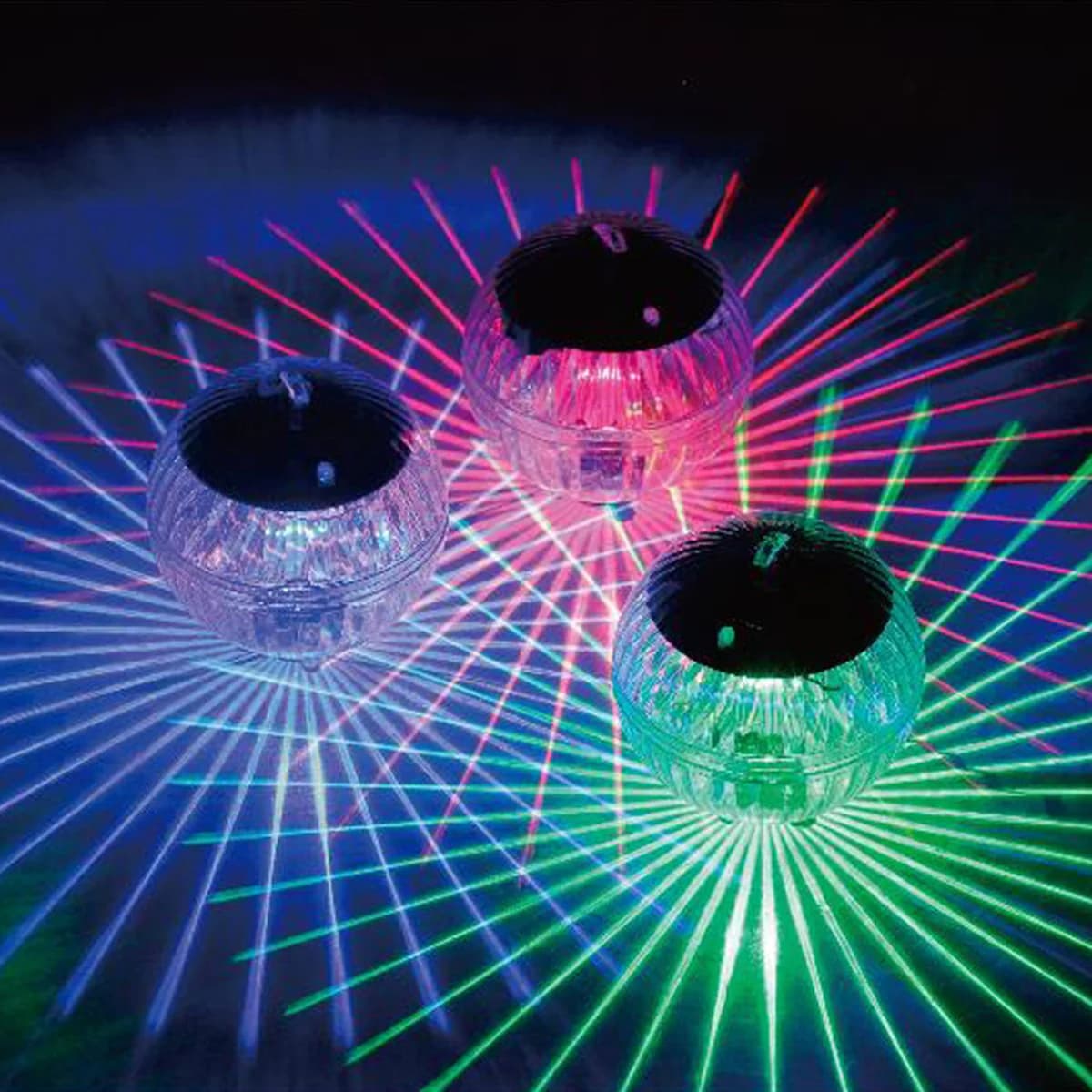 Solaire flottant piscine lumière LED étanche solaire lueur boule lampe décoration pour piscines étan