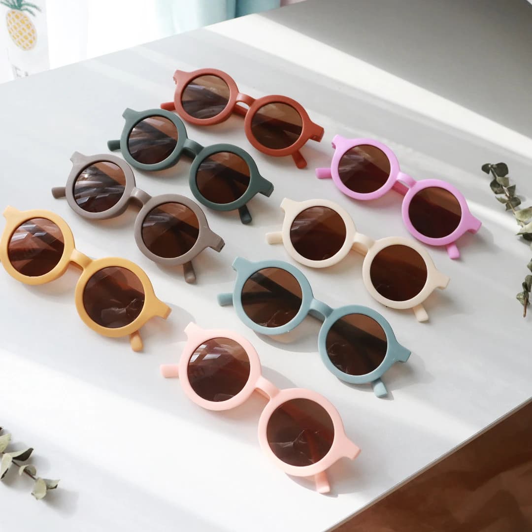 Lunettes de soleil mignonnes pour bébé, lunettes de soleil pour enfants, outil de photographie d'ext