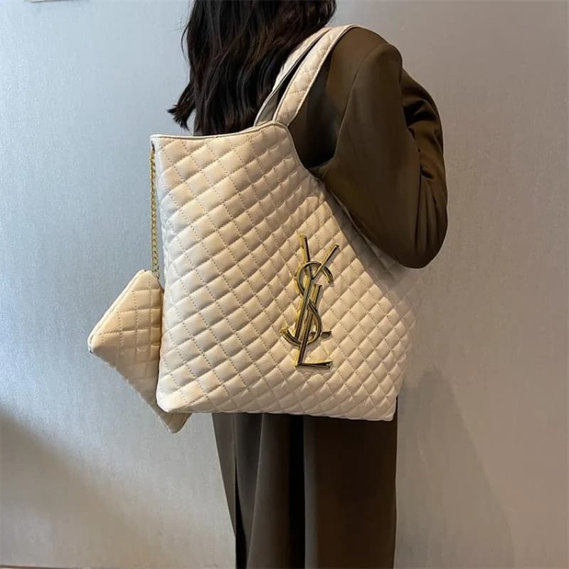 Sac à langer vintage élégant et tendance avec logo lettre, sac à bandoulière unique pour femme, sac 