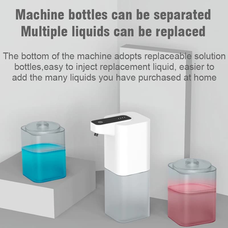 Distributeur automatique de savon liquide, capteur infrarouge sans contact, mains libres, Machine à 
