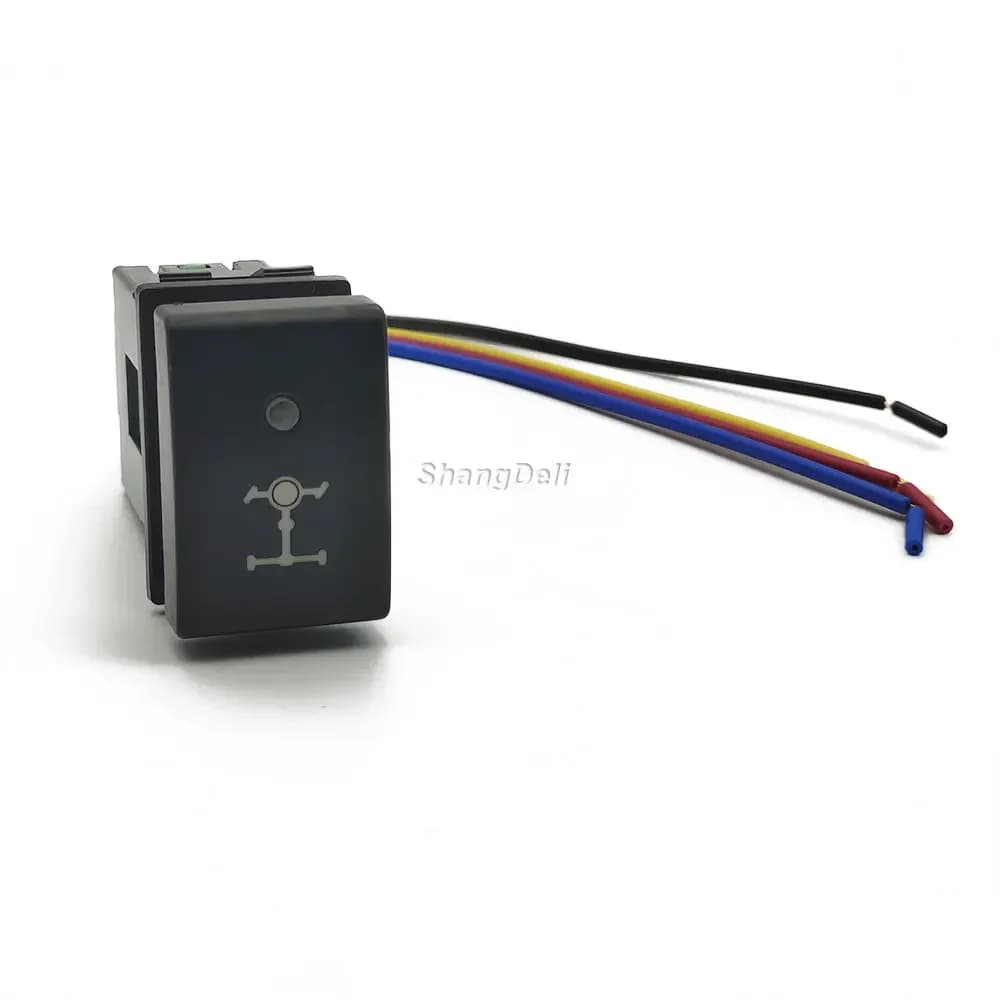 Voiture orange Led DRL antibrouillard phare projecteur diff verrouillage radar bouton de commutation