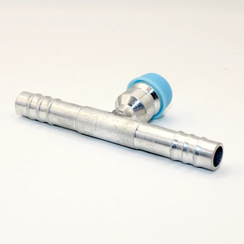 Raccord de tuyau en caoutchouc de climatisation automobile, raccord en aluminium, raccord direct en 