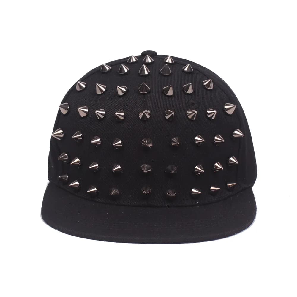 Chapeau plat à rivets pour hommes et femmes, Punk Rock, casquettes de Baseball à clous Hip Hop, homm