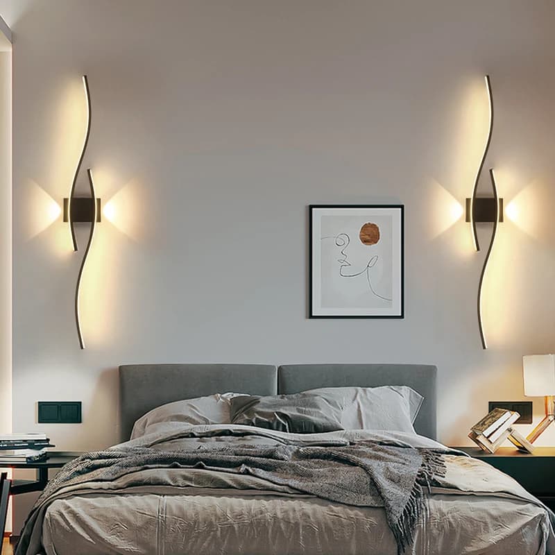 Applique Murale LED au Design Moderne et Simple, Luminaire Décoratif d'Nik, Idéal pour un Salon, une