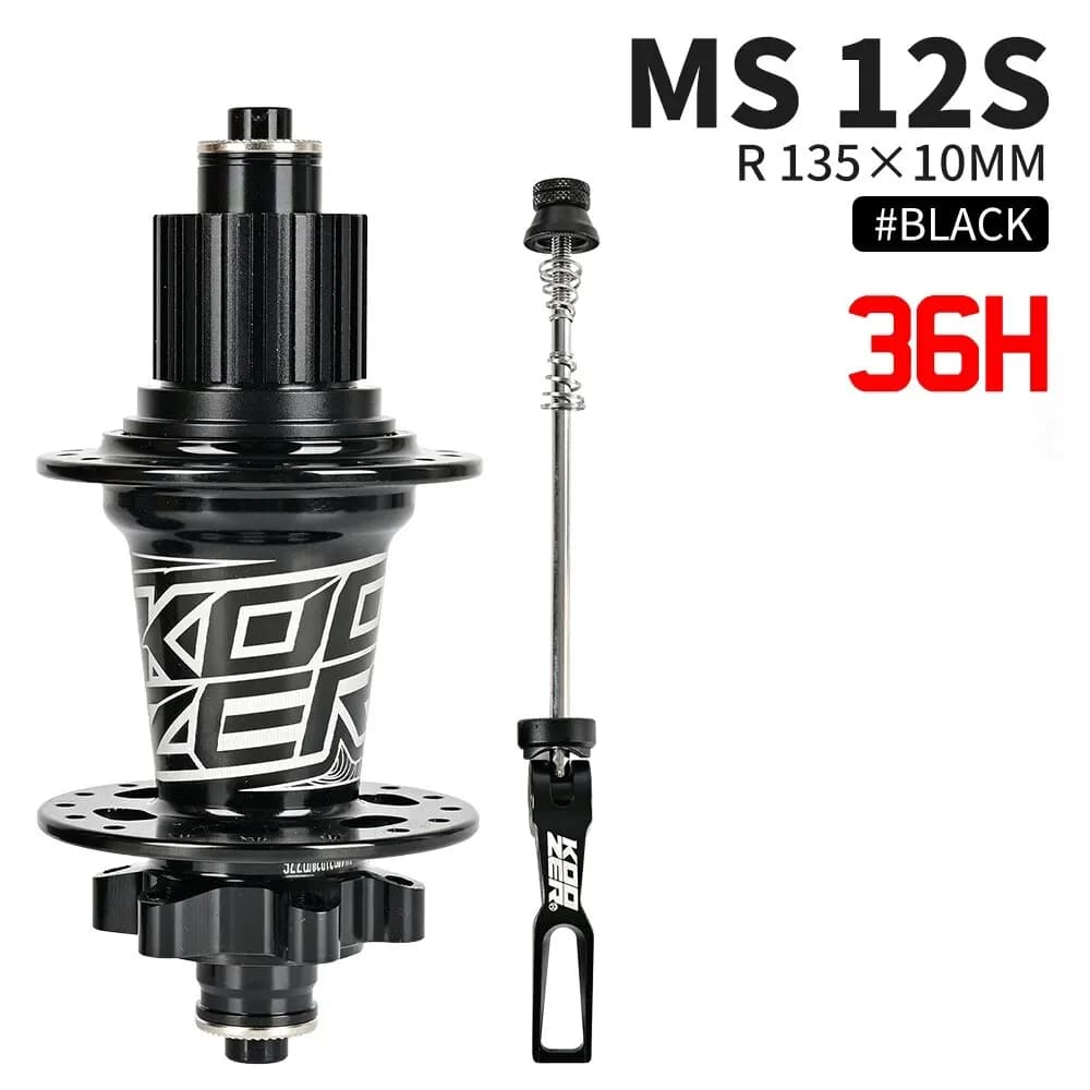 KOOZER-Moyeux de vélo de montagne XSafe90, 6 cliquets, 72 clics, 28 32, 36 trous H, HG, SX, NX, 8 à 