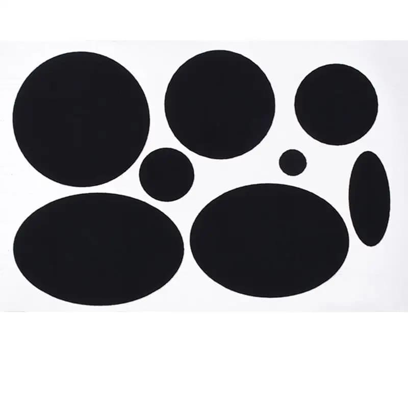 Patchs noirs auto-adhésifs pour doudoune, pantalons, réparation de vêtements, Patch lavable, tissu à