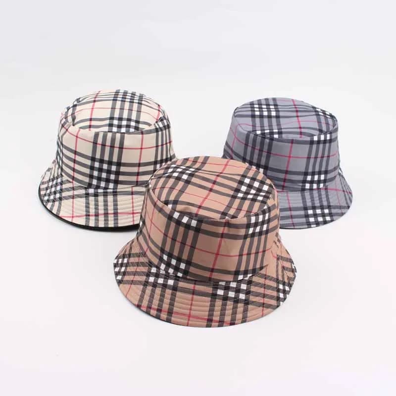 Chapeau Bob Polyvalent de Luxe à Carreaux Printemps/Été 2026 ~ Chapeau de Pêcheur Réversible pour Co