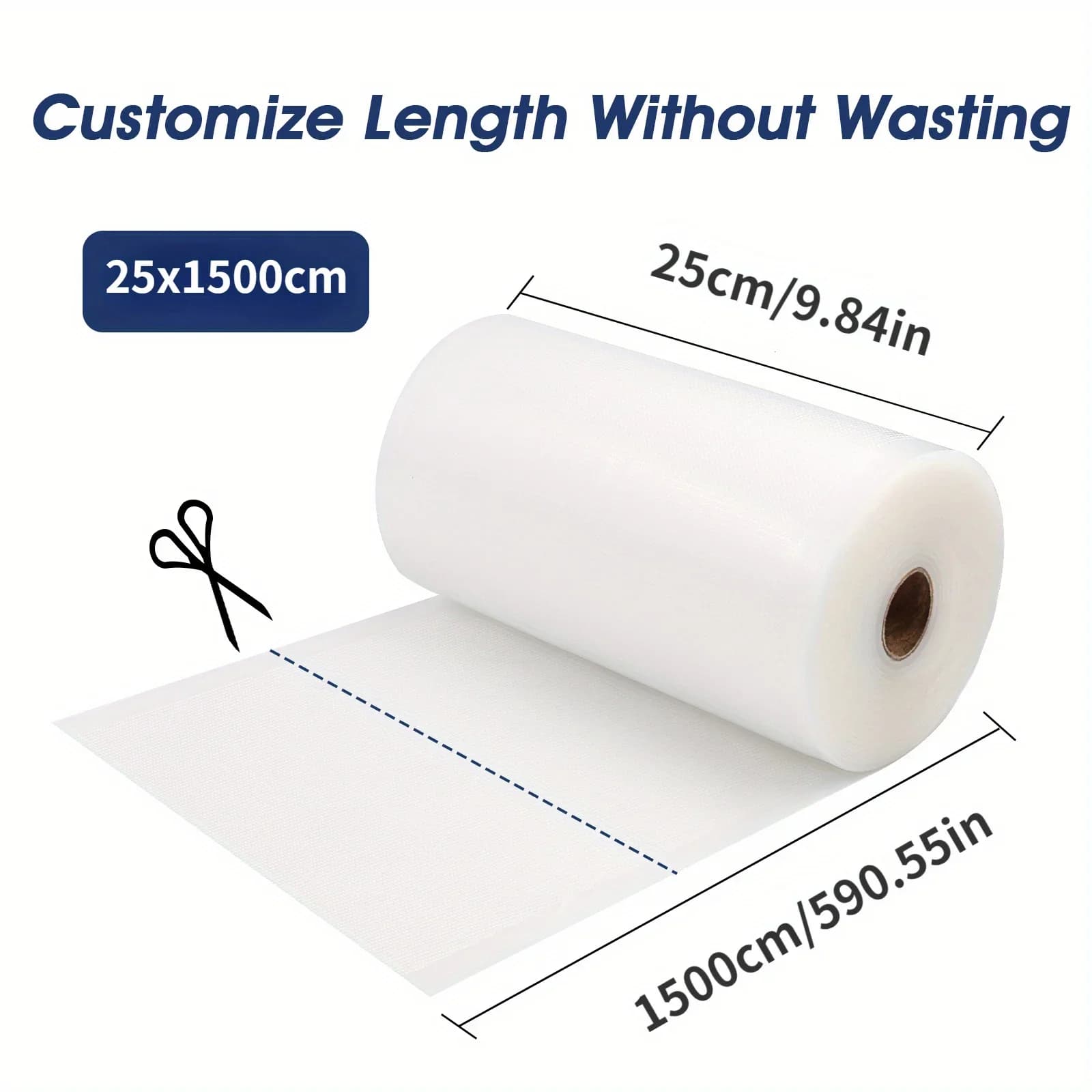 Sac de scellage sous Vide pour aliments de cuisine, sacs de rangement Sous Vide pour emballage sous 