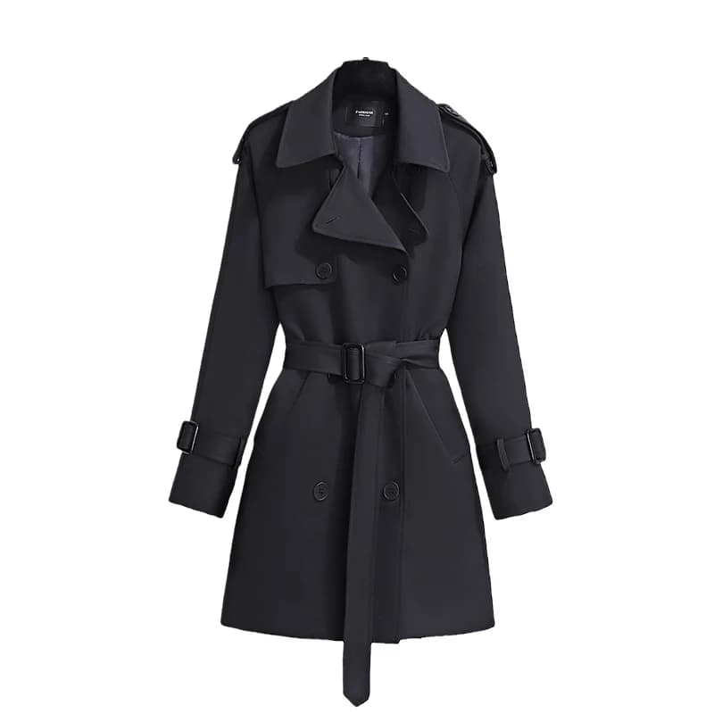 Coupe-vent de Style britannique pour femmes, Streetwear, Trench-coat à Double boutonnage, vestes kak