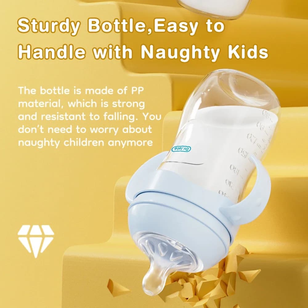 Biberon pour bébé 150/240/330ML, biberons en PP pour nouveau-né, anti-étouffement, anti-flatulence, 